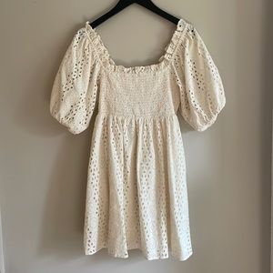 Cleobella eyelet mini dress